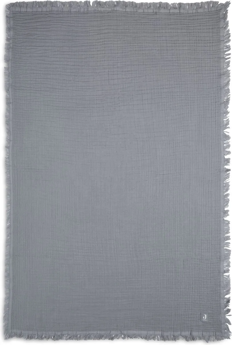 Jollein Baby Deken Wieg 75x100cm Muslin - Storm Grey