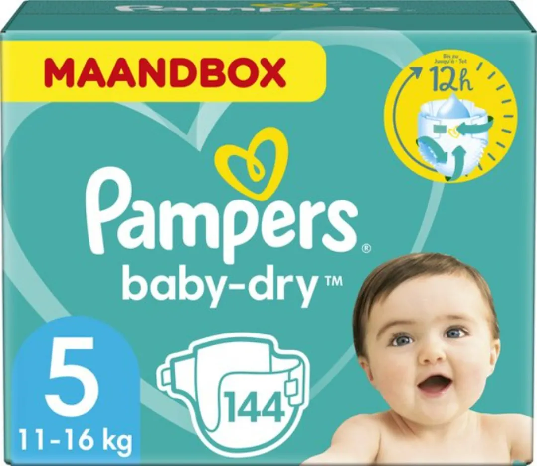 Pampers Baby-Dry Luiers Maat 5