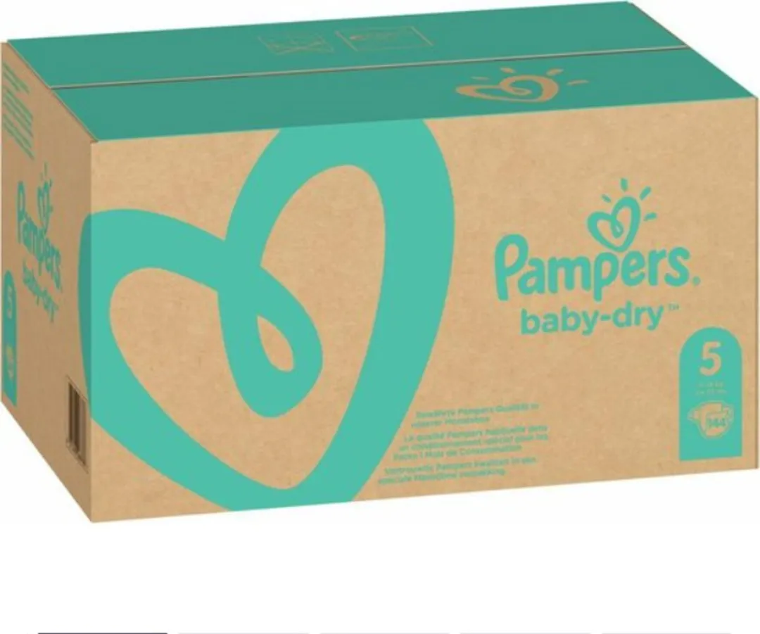 Pampers Baby-Dry Luiers Maat 5 - 144 Stuks