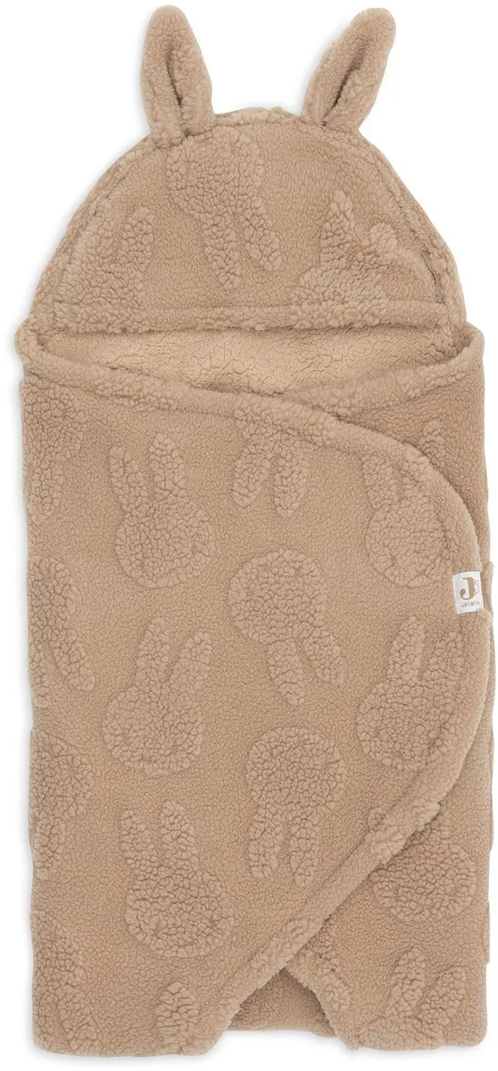 Jollein Miffy Jacquard Wikkeldeken 100x105cm - Biscuit