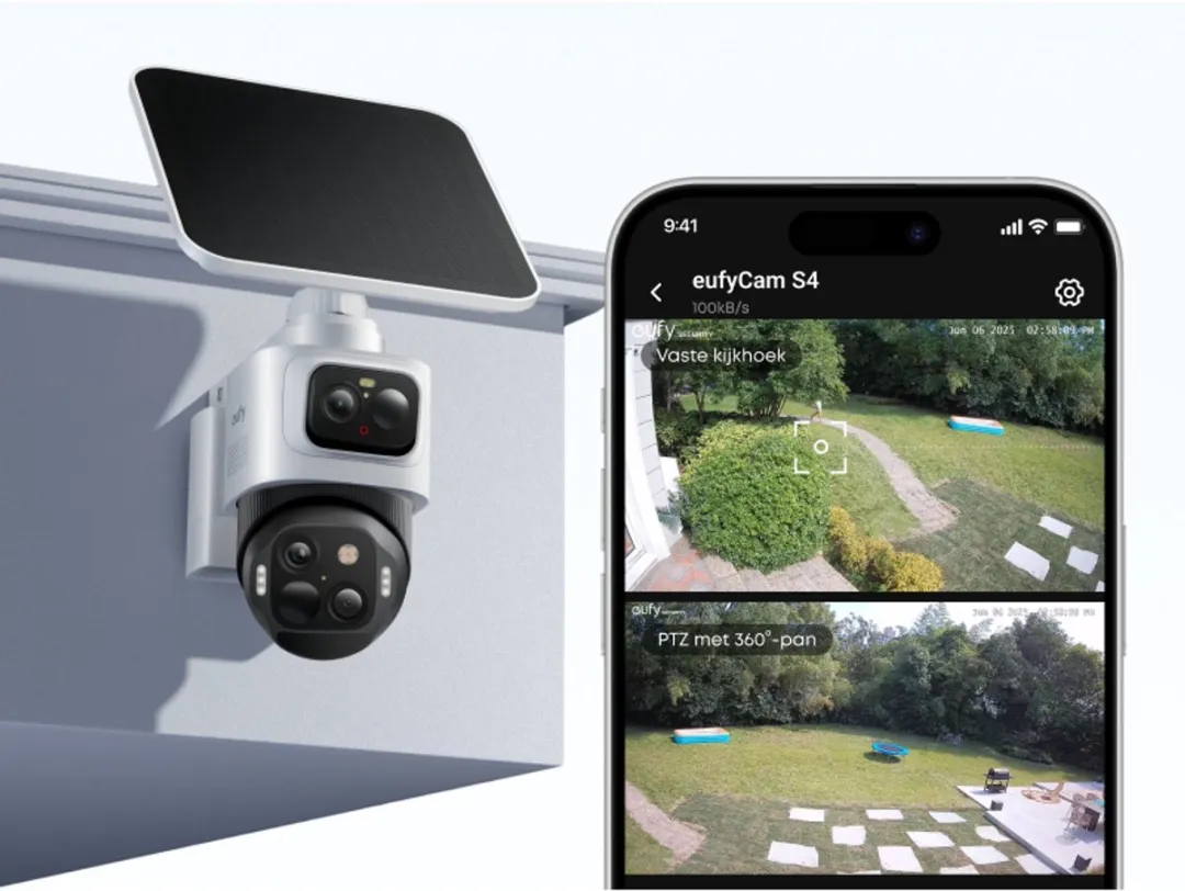 Eufy eufyCam S4 2-Pack Beveiligingscamera - 4K UHD - Wit