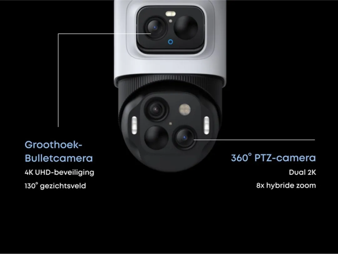 Eufy eufyCam S4 2-Pack Beveiligingscamera - 4K UHD - Wit - afbeelding 6 van 6