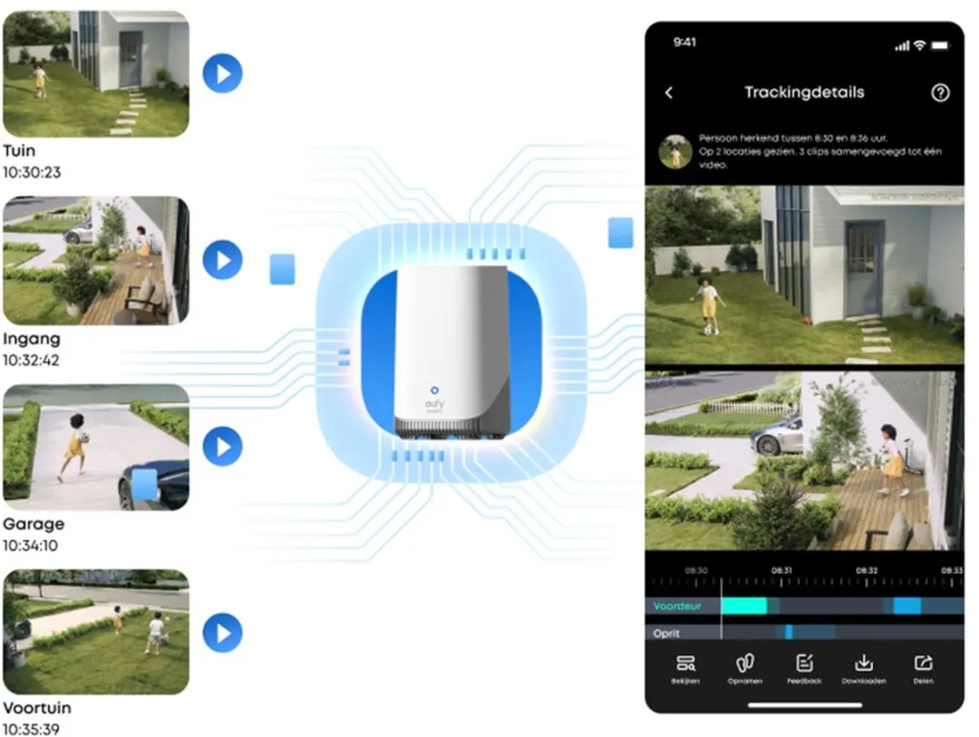 Eufy eufyCam S4 2-Pack Beveiligingscamera - 4K UHD - Wit