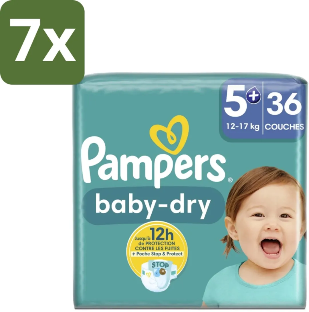 Pampers Baby-Dry Maat 5+ Luiers