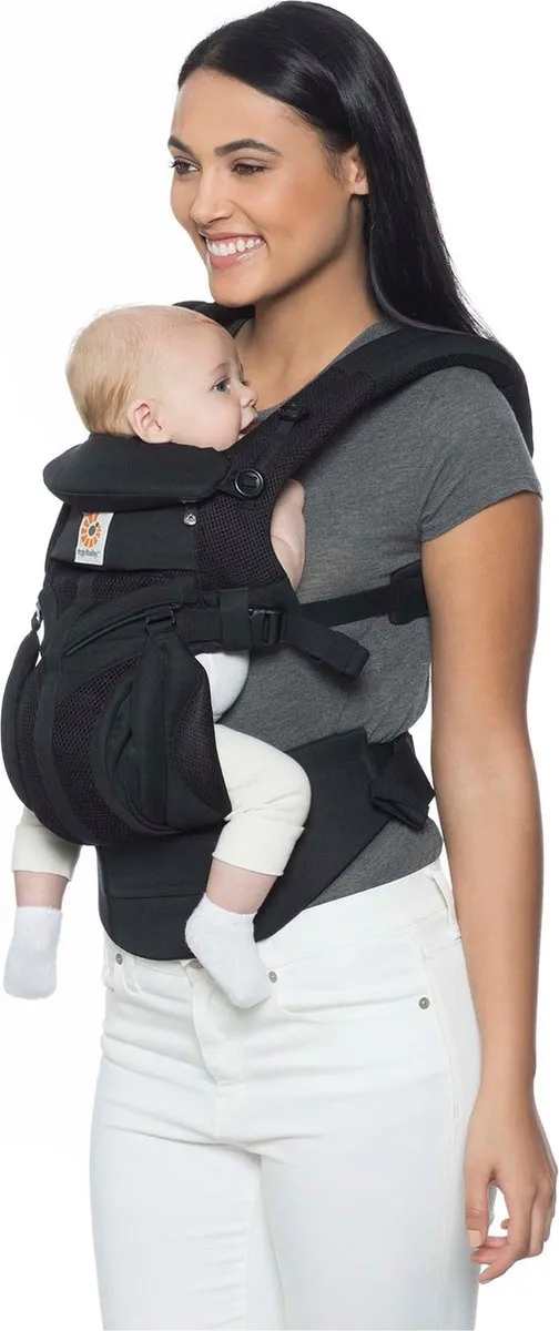 Ergobaby Omni 360 Cool Air Mesh Baby Draagzak - Onyx Black