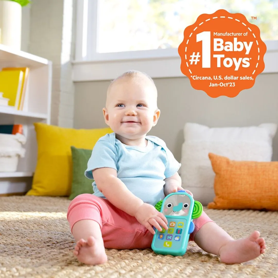 Bright Starts Baby Activity Telefoon Elephone - Multicolor