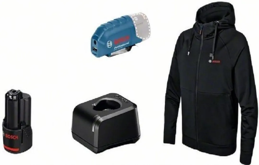 Bosch Professional GHH 12+18V XA S Verwarmde Hoodie