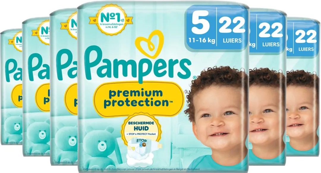 Pampers Premium Protection Maat 5 Luiers