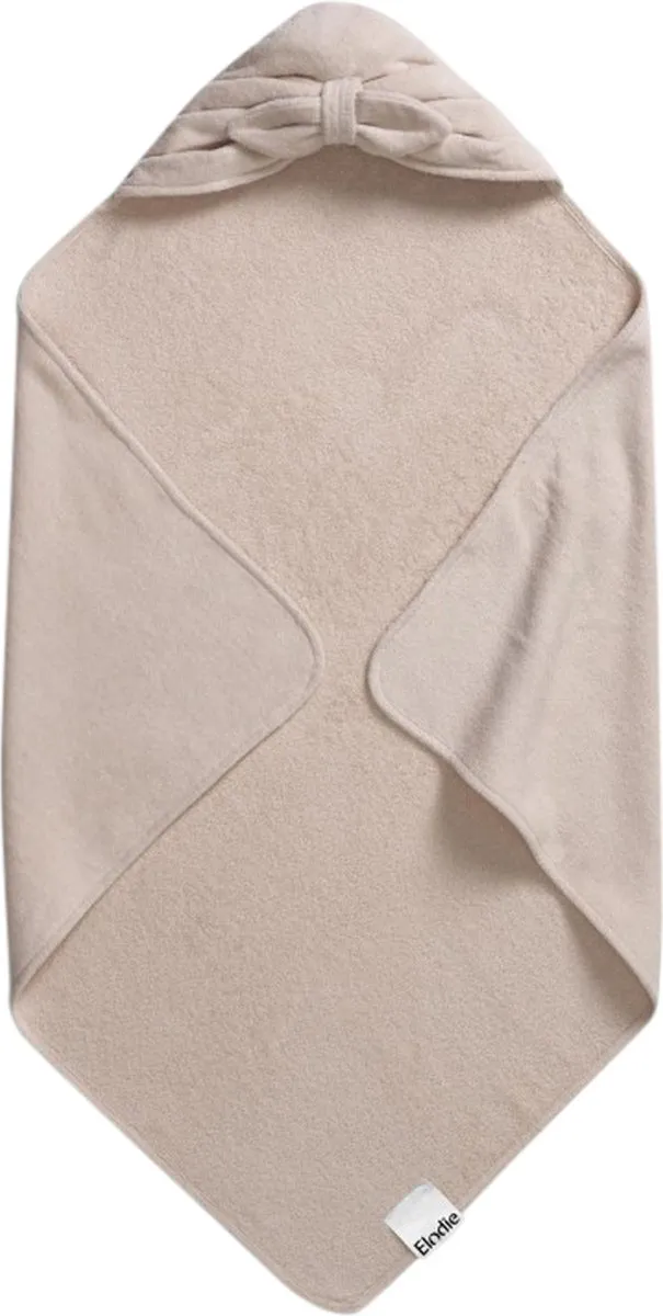 Elodie Badcape Baby - 80x80cm - Powder Pink Bow