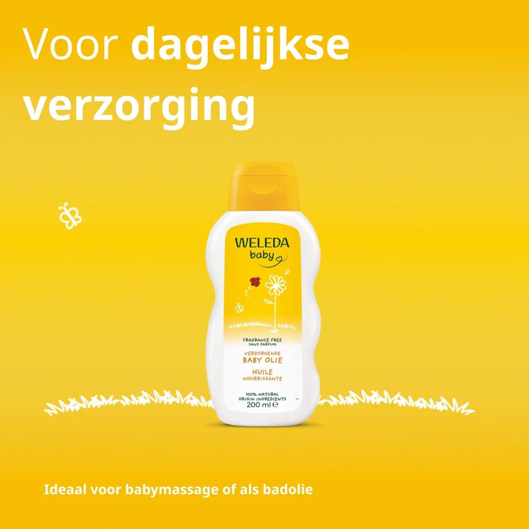 Weleda Verzorgende Babyolie Calendula 200ml