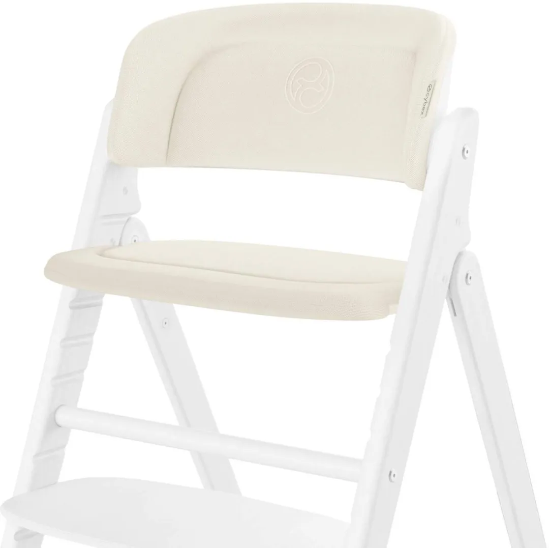 Cybex Click & Fold Kinderstoelbekleding - Canvas White