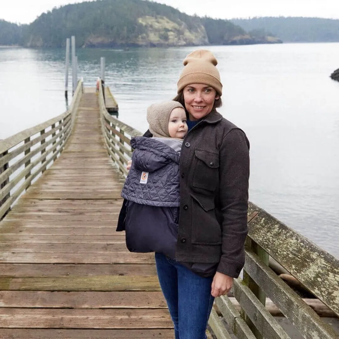 Ergobaby Allweather Winter Draagcover - Charcoal