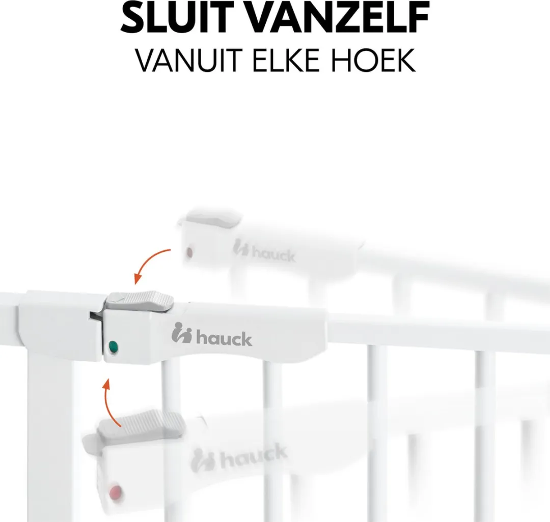 Hauck Clear Step Autoclose Traphekje 96-101cm - Wit