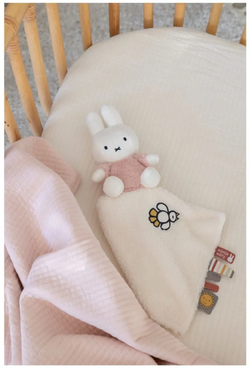 Nijntje Knuffeldoekje Fluffy Roze