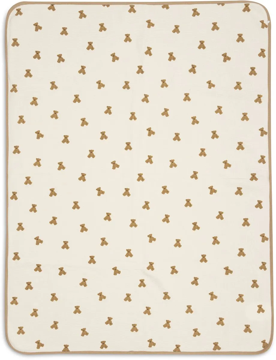 Jollein Baby Deken Wieg 75x100cm - Mini Teddy Bear