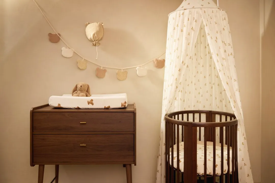 Jollein Baby Deken Wieg 75x100cm - Mini Teddy Bear