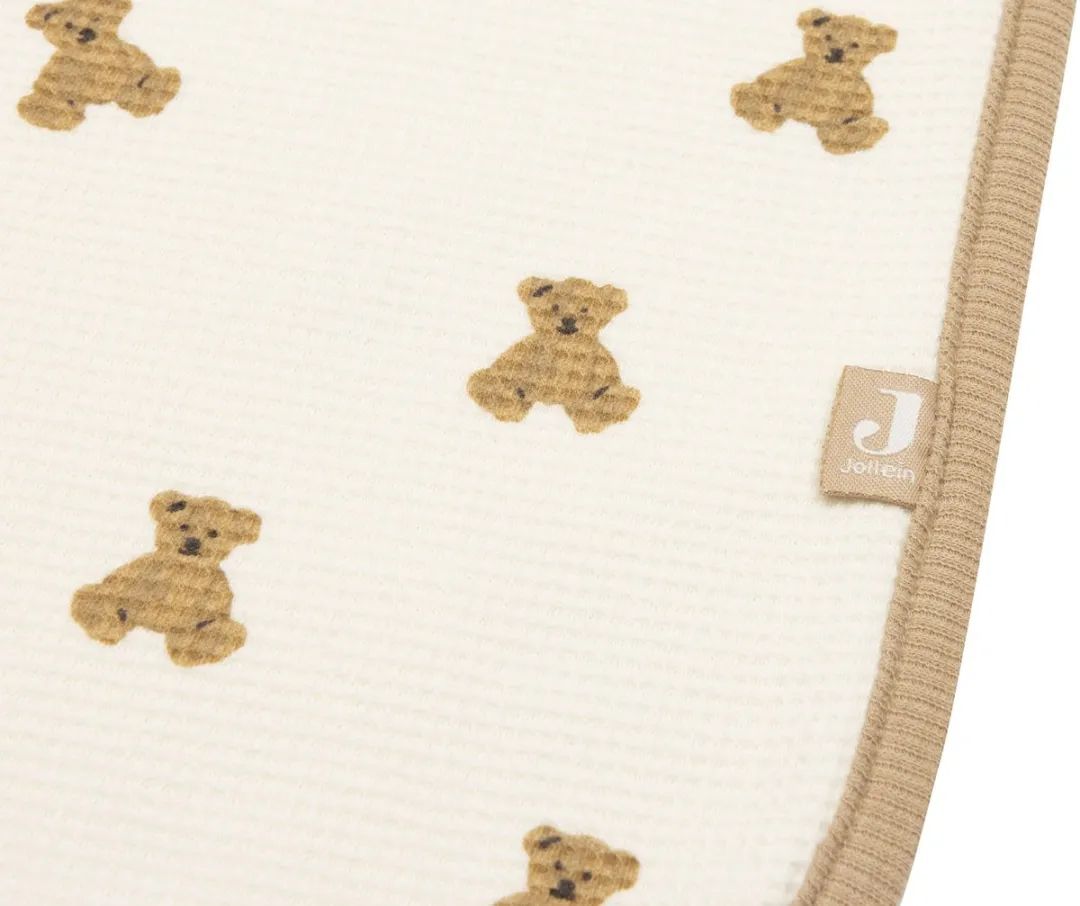 Jollein Baby Deken Wieg 75x100cm - Mini Teddy Bear