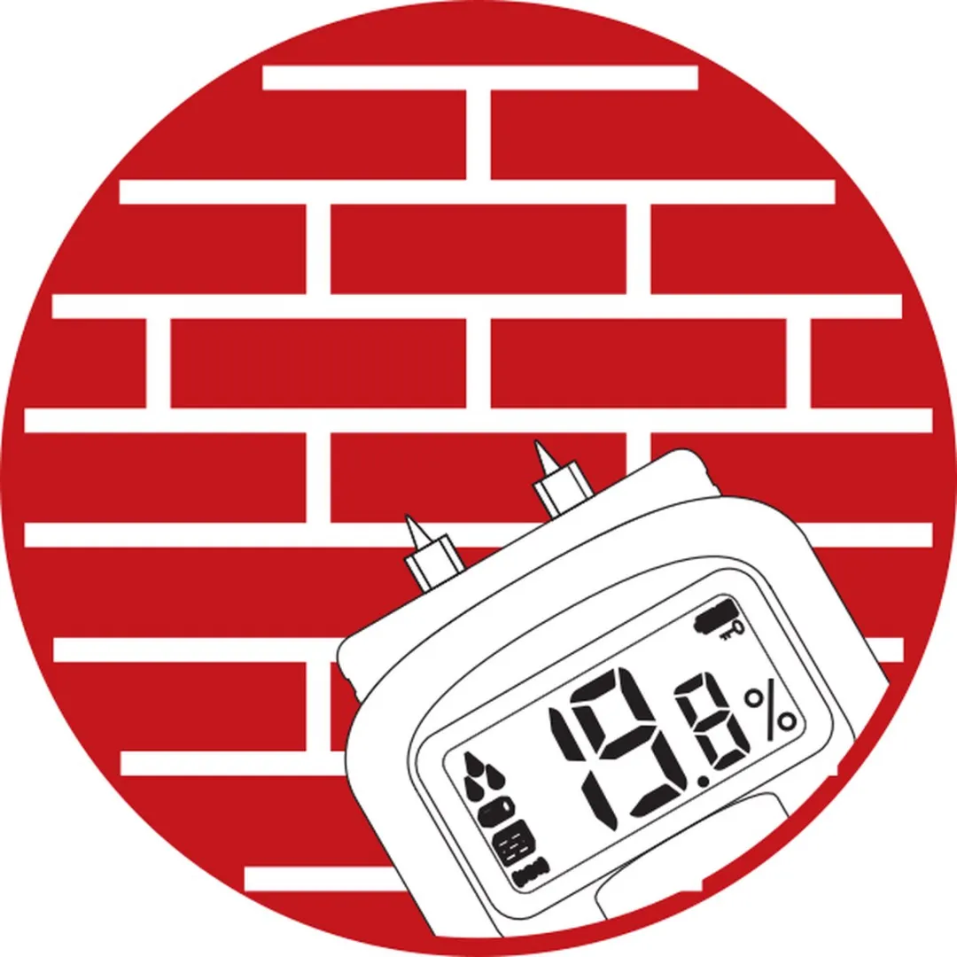Brennenstuhl MD Vochtmeter - Hout/wanden - LCD Display - Antraciet/Geel