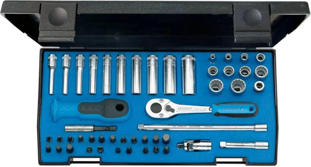 Gedore 1815687 Dopsleutelset 49-delig - 1/4" (6.3 mm) - Metrisch