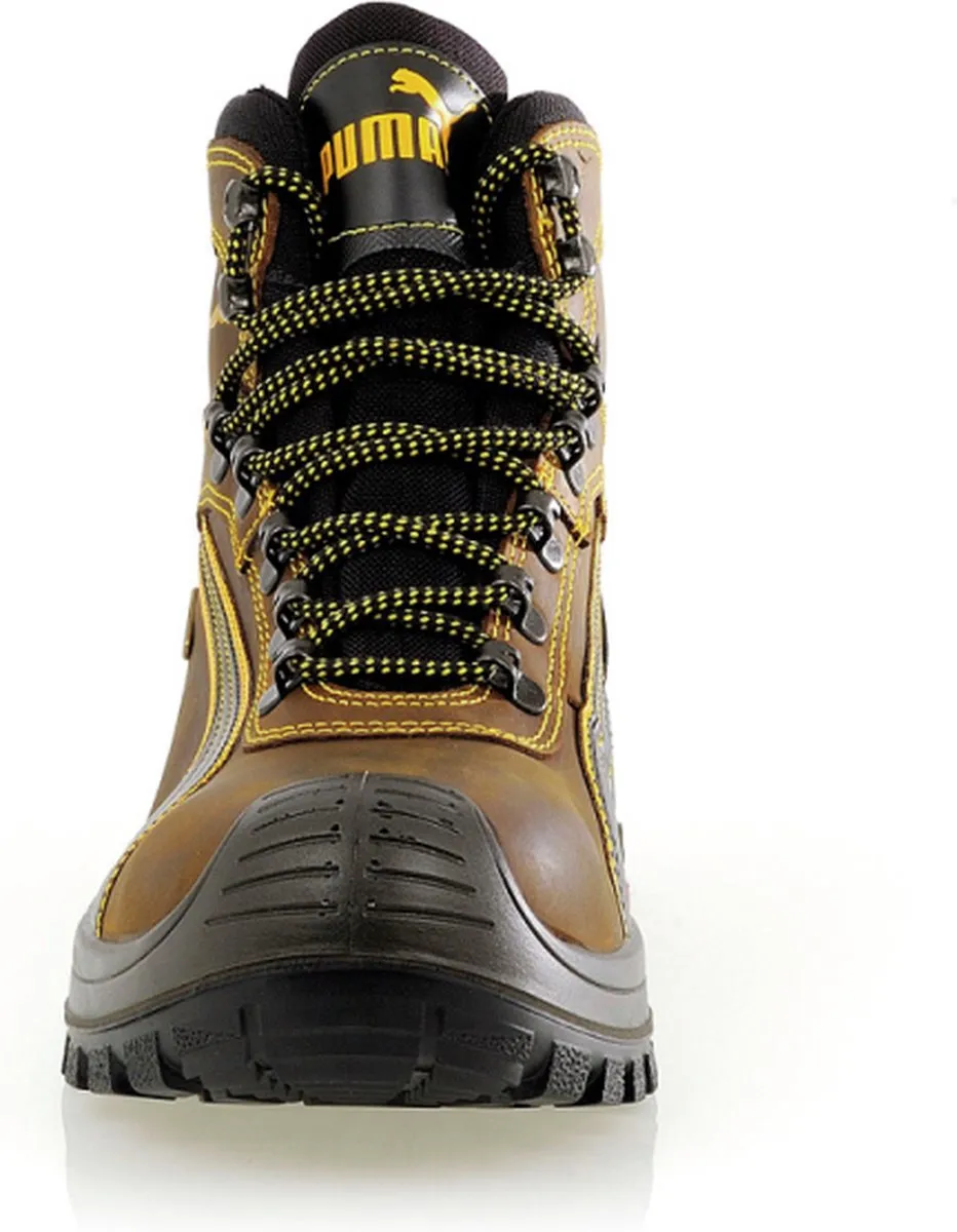 Puma veiligheidsschoenen hoog s3 kruipneus 63022 42 bruin