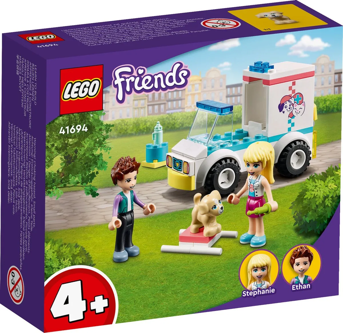 LEGO Friends Dierenambulance 41694 - 54 Stukken