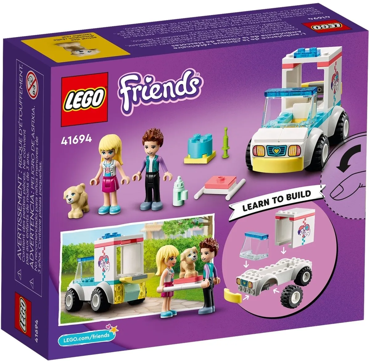 LEGO Friends Dierenambulance 41694 - 54 Stukken