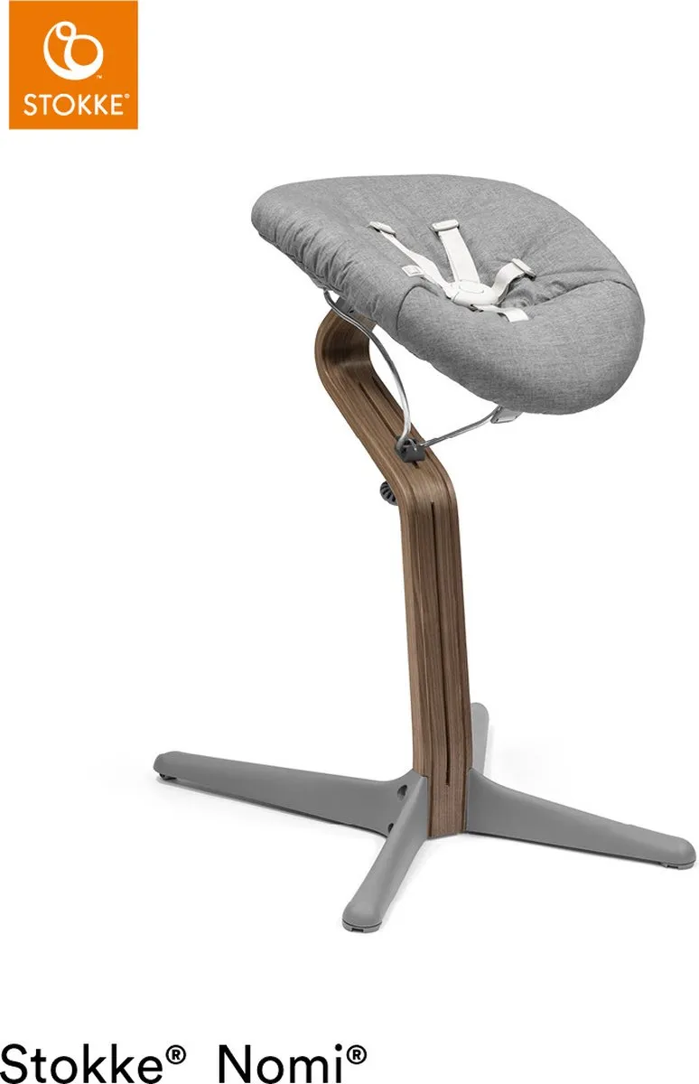 Stokke Nomi Kinderstoel - Walnut/Grey