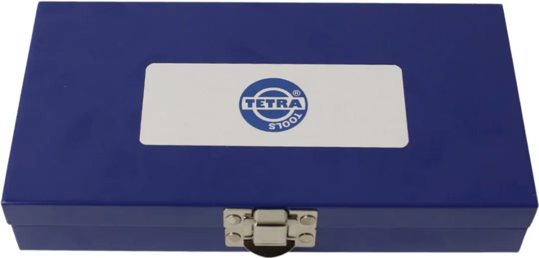 TETRA Tools Dopsleutelset 1/4" - 10-delig 3-10mm - Zilver