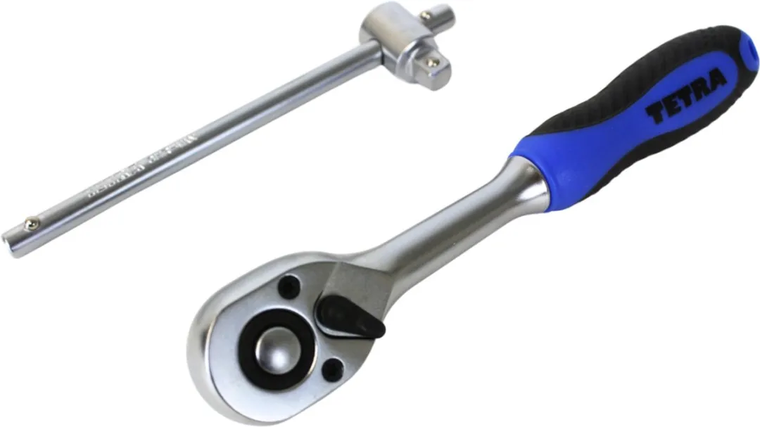 TETRA Tools Dopsleutelset 1/4" - 10-delig 3-10mm - Zilver