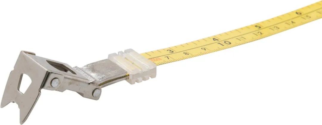 Silverline Landmeter 250220 - Meetlint 100m - Roestvrij staal