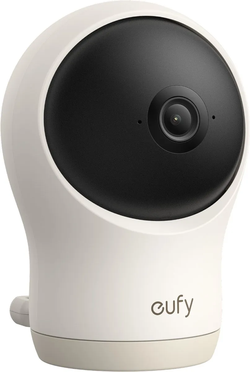 eufy Baby Monitor C10 Add-On Camera - 2K HD Resolutie - 4× Zoom - 351° Panoramisch en 60° Kanteling - Nachtzicht, Beweging / Huilen / Geluid / Temperatuursveranderingen, 2-Weg Communicatie, VOX, Witte Ruis