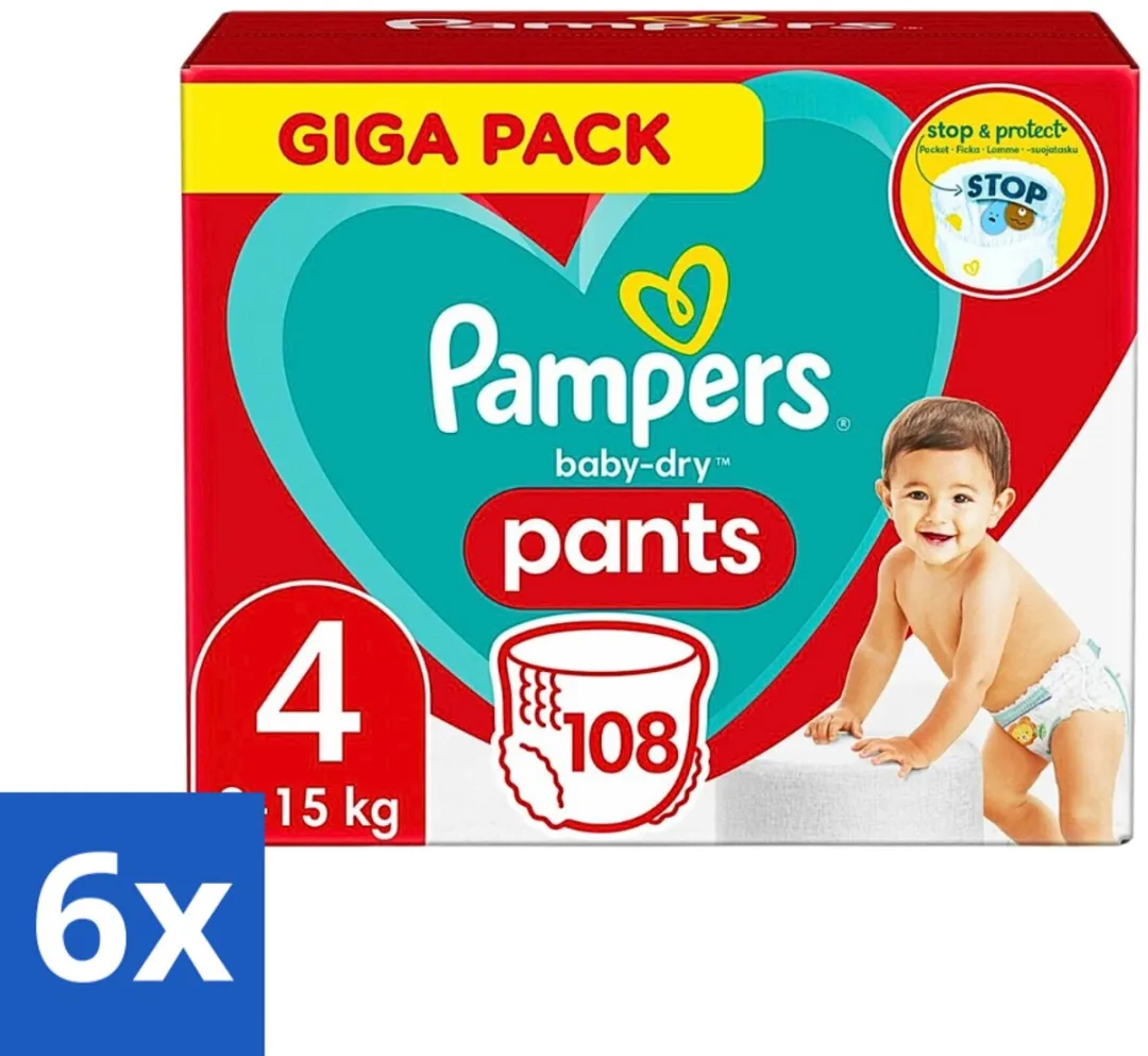 Pampers Baby-Dry Pants Maat 4