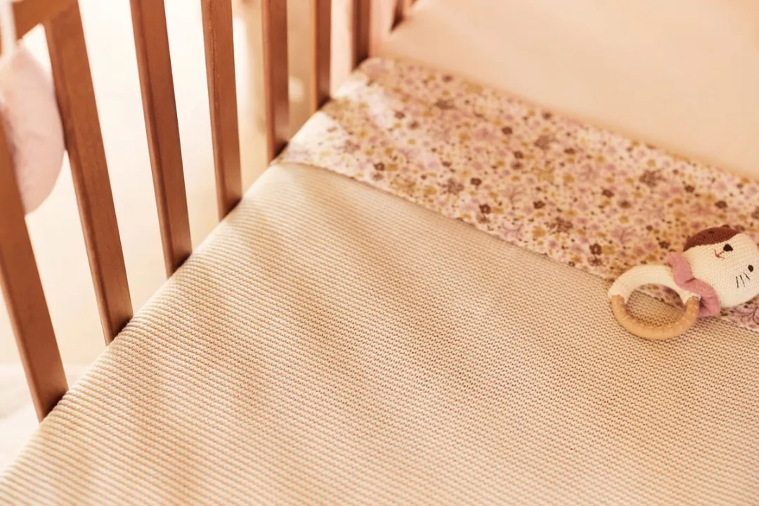 Jollein Baby Deken Ledikant 100x150cm Basic Knit - Oatmeal