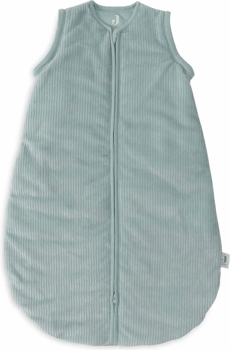 Jollein Baby Winterslaapzak Rib Sea Green 70cm - Afritsbare mouw