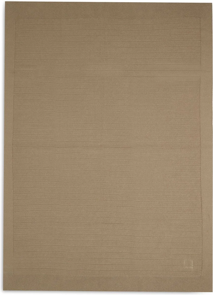 Jollein Baby Deken Ledikant Pure Knit 100x150cm - Biscuit