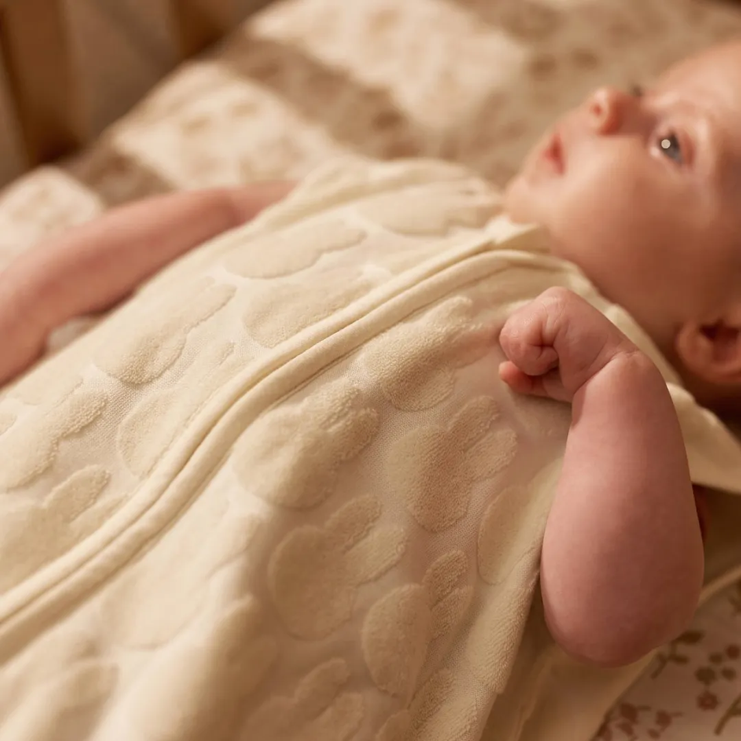 Jollein x Nijntje Newborn Slaapzak Jersey 60cm - Miffy Jacquard Ivory - afbeelding 6 van 6