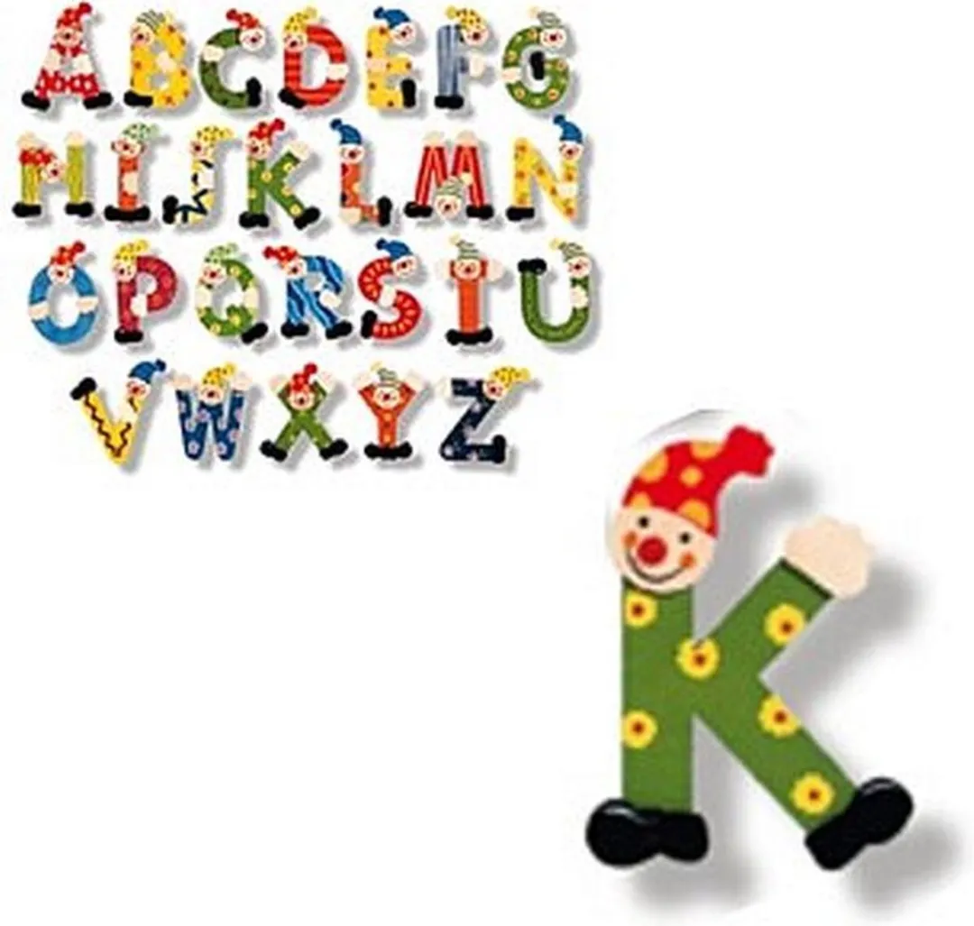 Simply For Kids Houten Naamletter Clown K