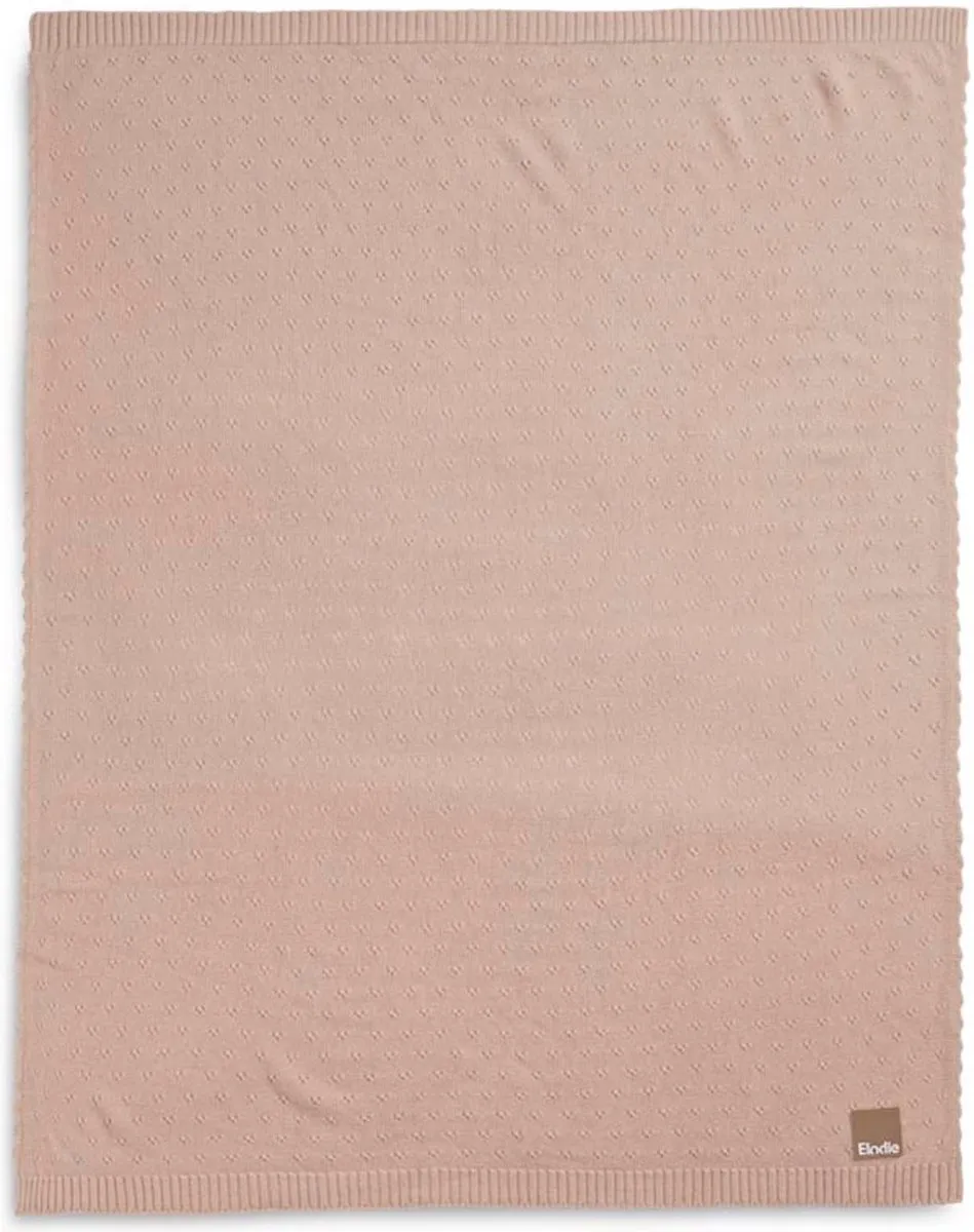 Elodie Pointelle Dekentje 75x100cm - Blushing Pink