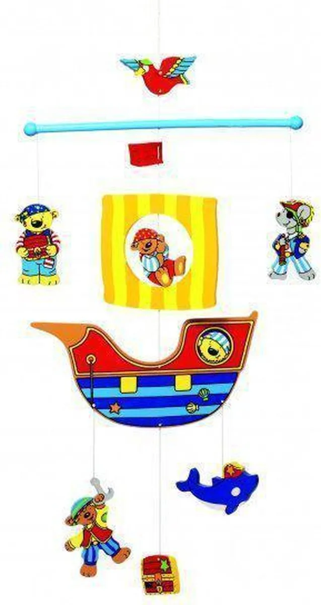 Goki Mobiel Piraten 25x45cm