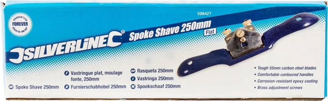 Silverline Spookschaaf 250mm - Roestbestendig - Blauw