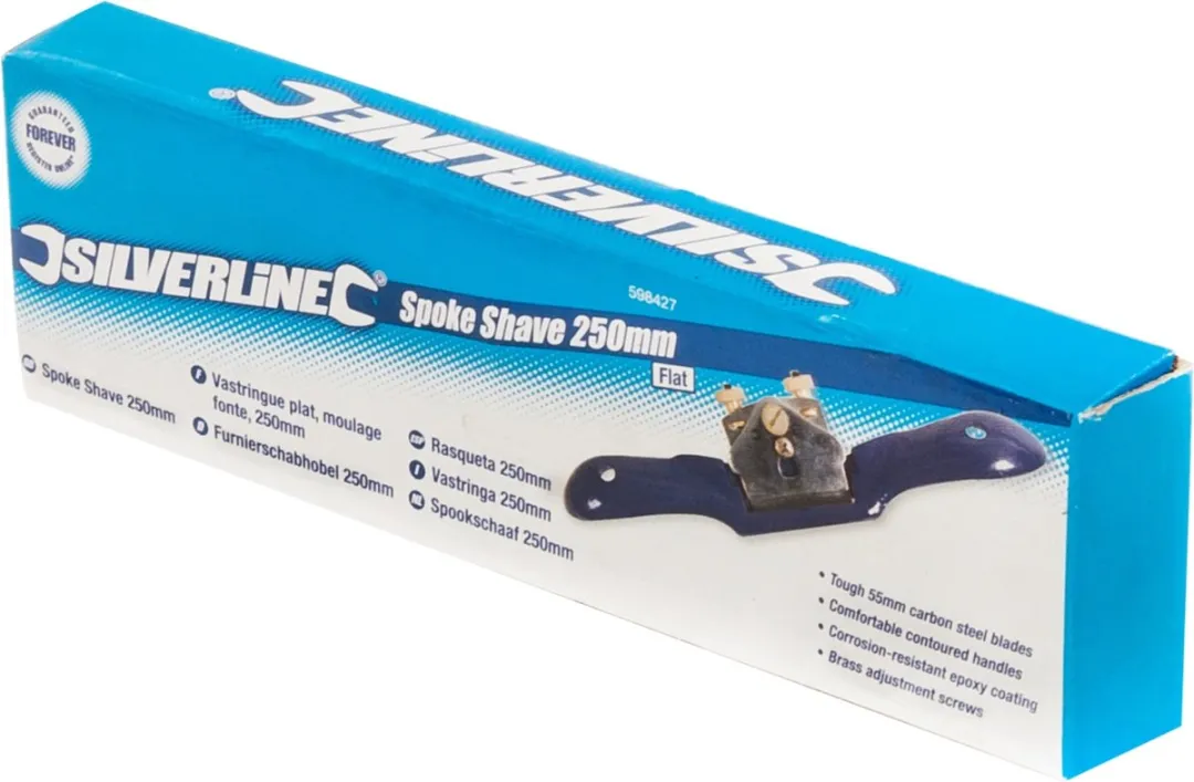Silverline Spookschaaf 250mm - Roestbestendig - Blauw