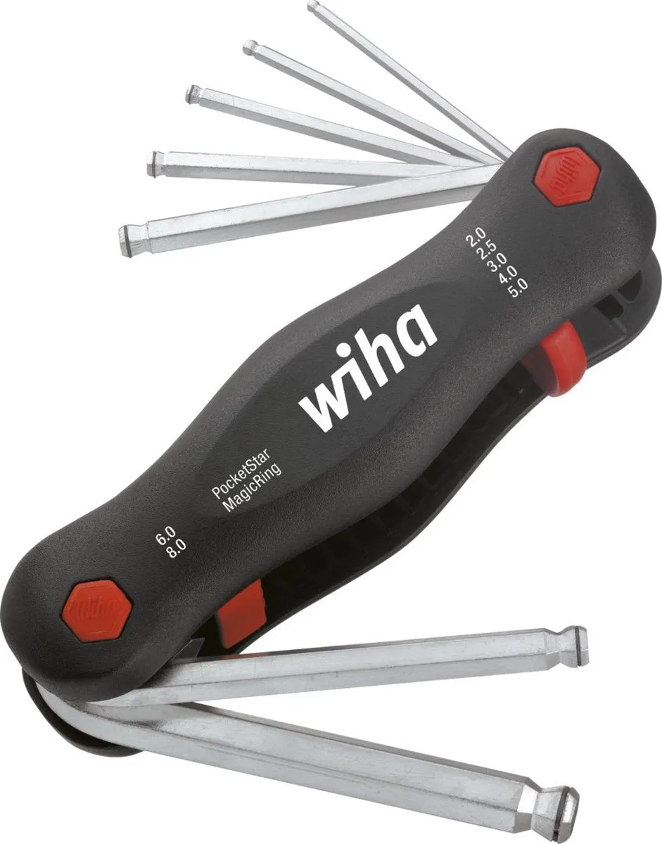 Wiha Multitool PocketStar MagicRing 7-delig SB-versie - 23033
