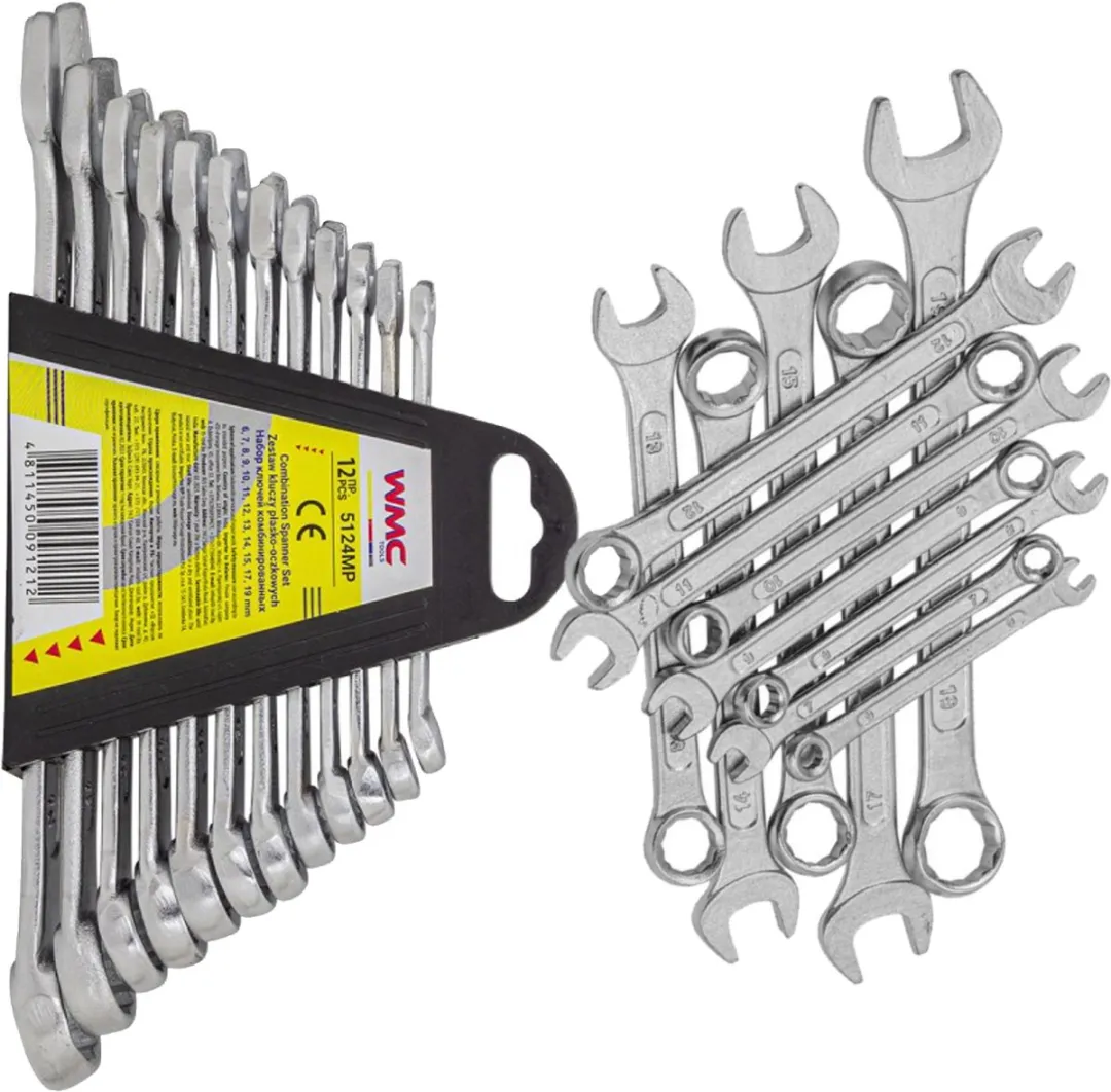 Forsage WMC Serie WMC-5124MP Ringsleutelset 12-delig 6-19mm