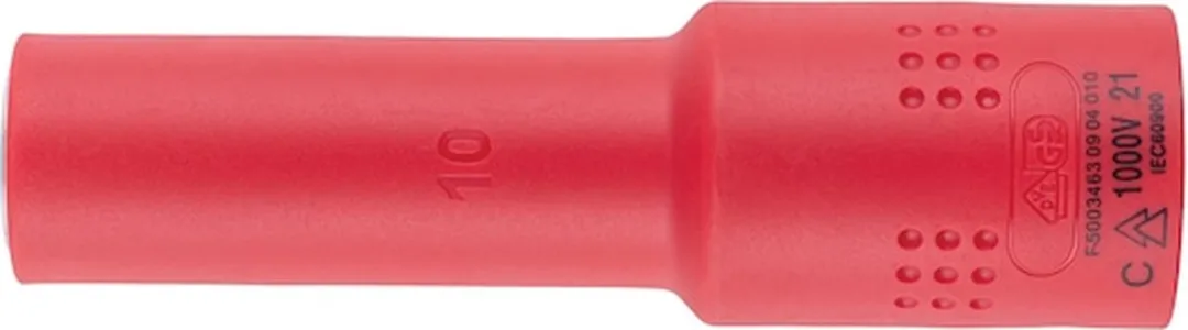 Würth VDE Dopsleutel 10mm 1/2 inch