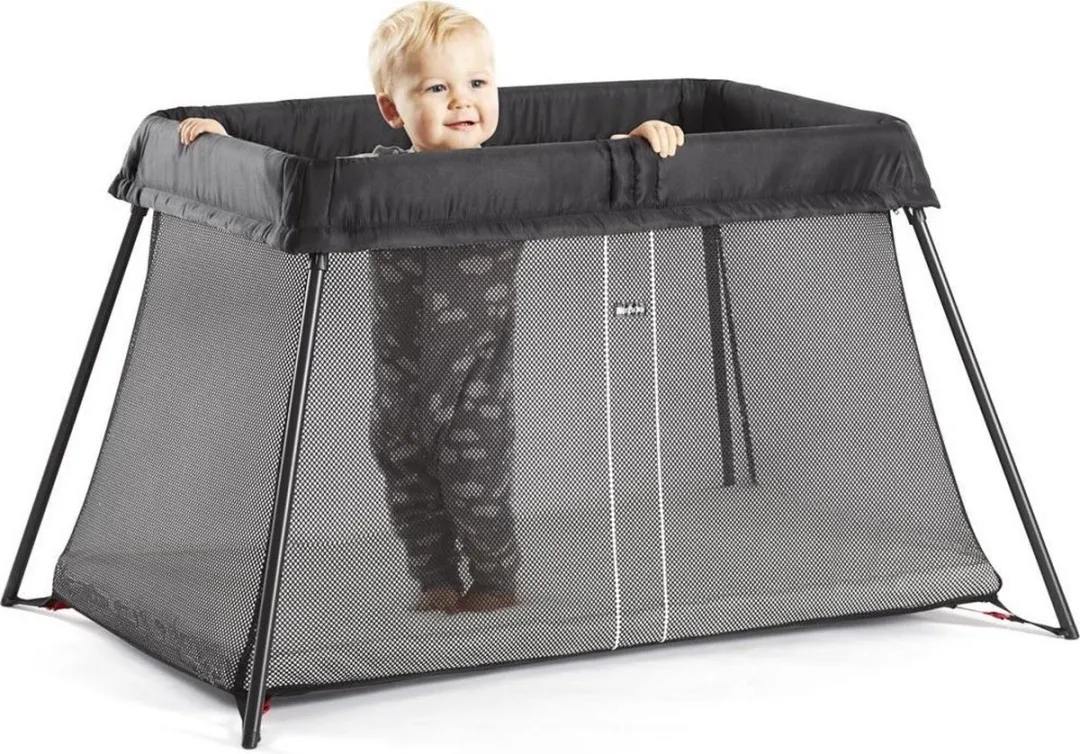 BabyBjörn Reisbedje Light Bundle - Zwart