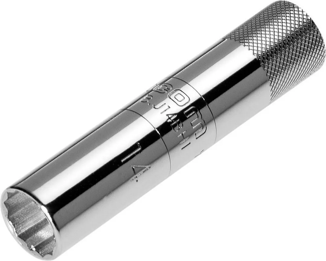 doppen 3/8 voor bougies 14 mm, dubbele zeskant