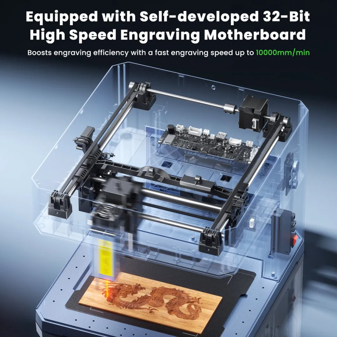 Sculpfun iCube Ultra 12W Laser Graveermachine 150x150mm - Blauw