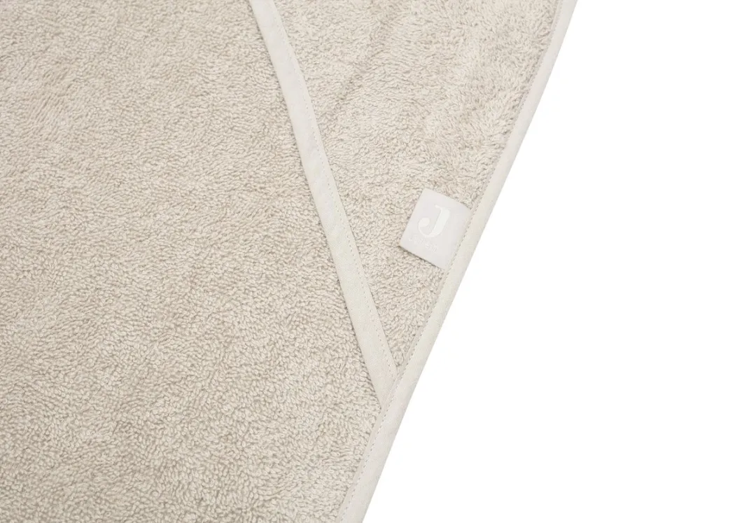 Jollein Badcape Badstof 100x100cm - Baby Handdoek - Nougat