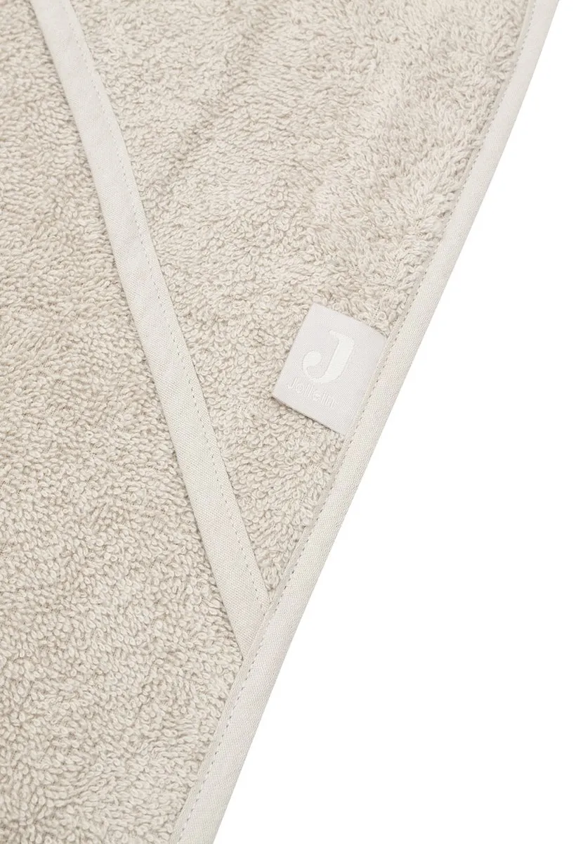 Jollein Badcape Badstof 100x100cm - Baby Handdoek - Nougat