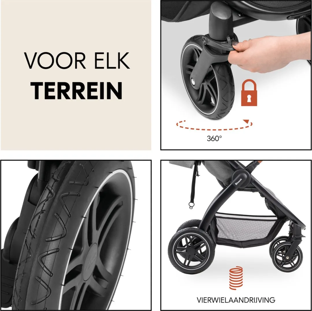 Hauck Uptown Buggy - Melange Grey